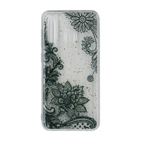 Husa din silicon cu insertii aurii M1, pentru Samsung Galaxy A50