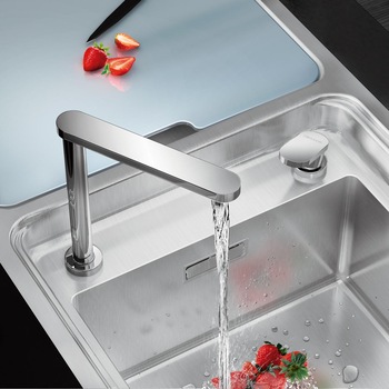 Baterie bucatarie CookingAid BOX QS 3000 telescopica cu corp retractabil / rabatabil, H max 225mm H min 44mm, ideala pentru montaj sub geam Baterie bucatarie CookingAid BOX QS 3000 telescopica cu corp retractabil / rabatabil, H max 225mm H min 44mm, ideala pentru montaj sub geam