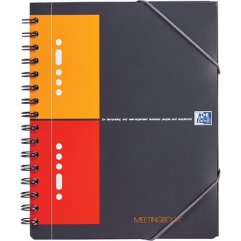 Caiet cu spirala A5+, OXFORD Int. Meetingbook, 80 file - 80g/mp, Scribzee, 10 perf, coperta PP - mate Caiet cu spirala A5+, OXFORD Int. Meetingbook, 80 file - 80g/mp, Scribzee, 10 perf, coperta PP - mate