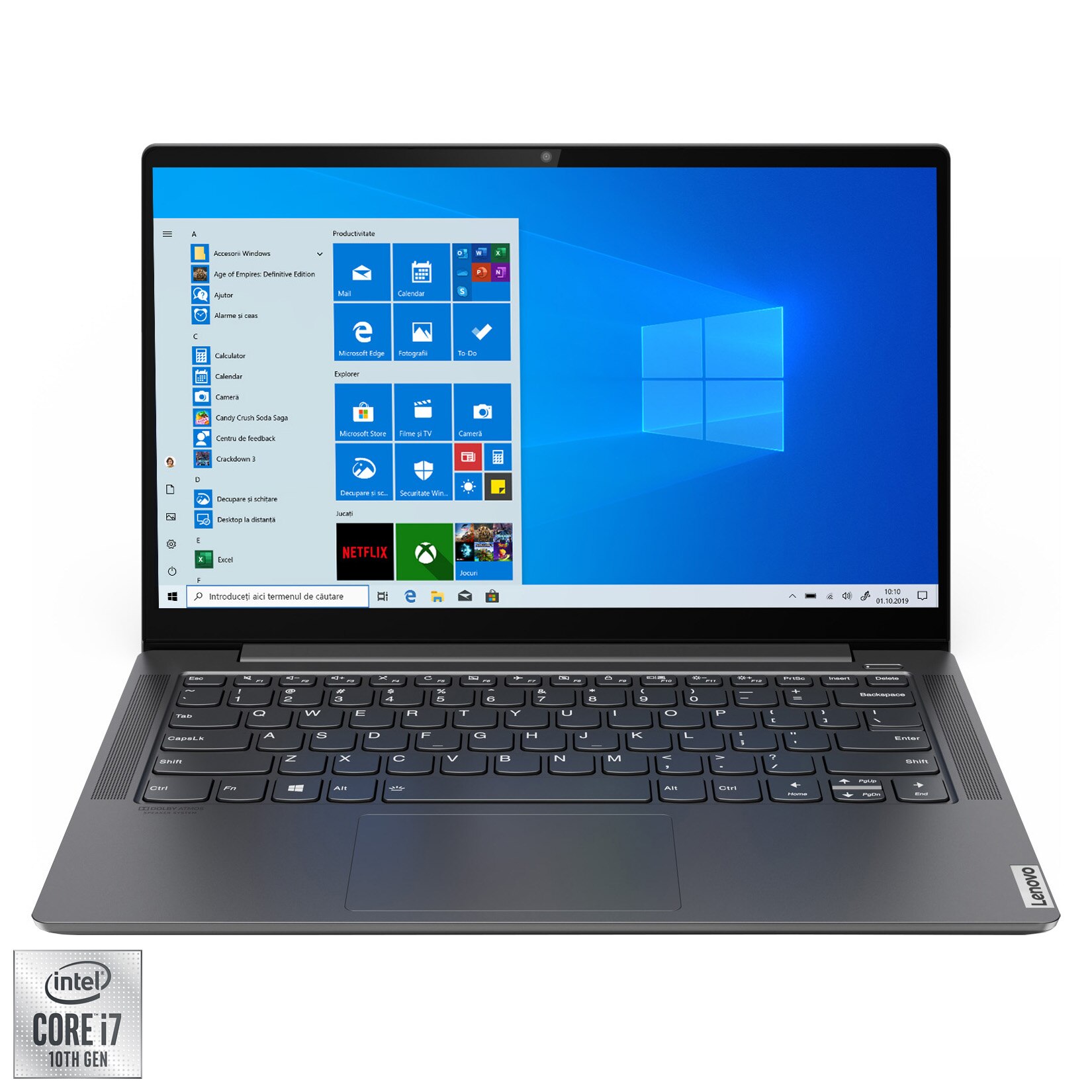 Laptop ultraportabil Lenovo Yoga S740-14IIL cu procesor Intel