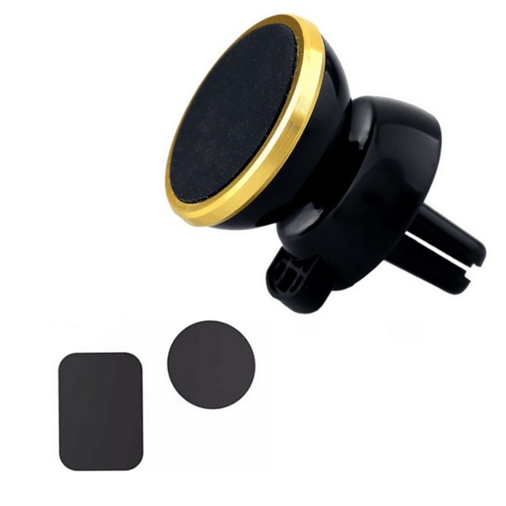 Suport magnetic auto 360° pentru telefon, auriu