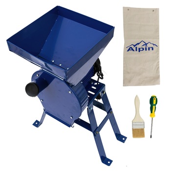 Set Moara ALPIN (2 in 1) 3.8KW, 300kg/ora + Suport Metal, 100%CUPRU, cu ciocanele macinat cereale si stiuleti Set Moara ALPIN (2 in 1) 3.8KW, 300kg/ora + Suport Metal, 100%CUPRU, cu ciocanele macinat cereale si stiuleti