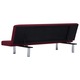 Canapea extensibila vidaXL, rosu, poliester, 16.6 kg