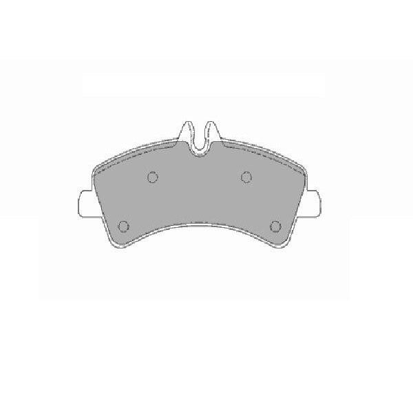 Set placute frana spate Mercedes Sprinter 2 (2006->) [906]