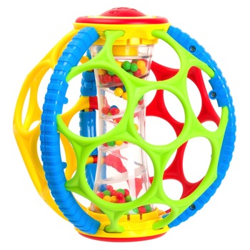 Jucarie zornaitoare, Zola®, bila colorata, 16 cm Jucarie zornaitoare, Zola®, bila colorata, 16 cm