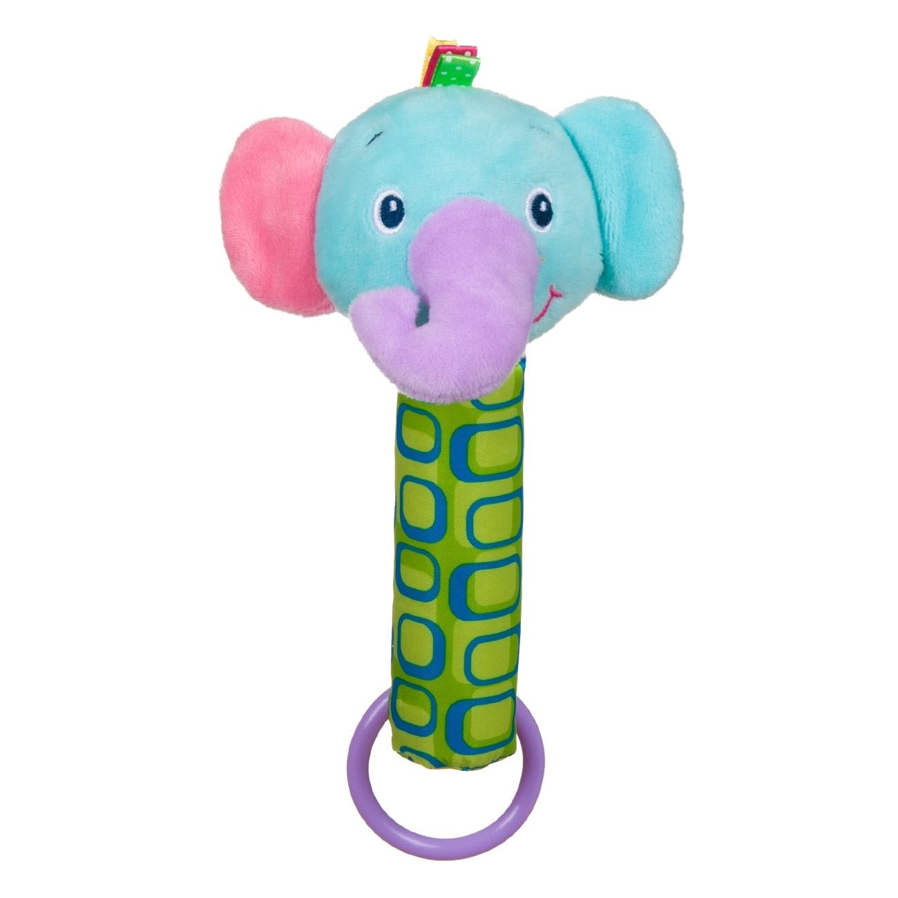 Jucarie zornaitoare din plus, Zola®, elefantel, 22 cm