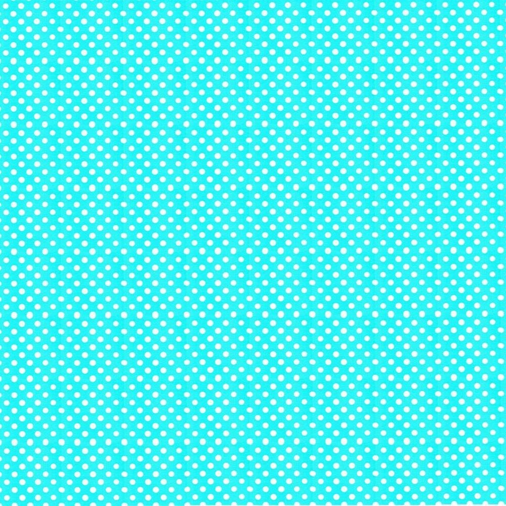 Hartie ambalat cadouri bleu cu buline albe, 70 x 100 cm, 1 buc.