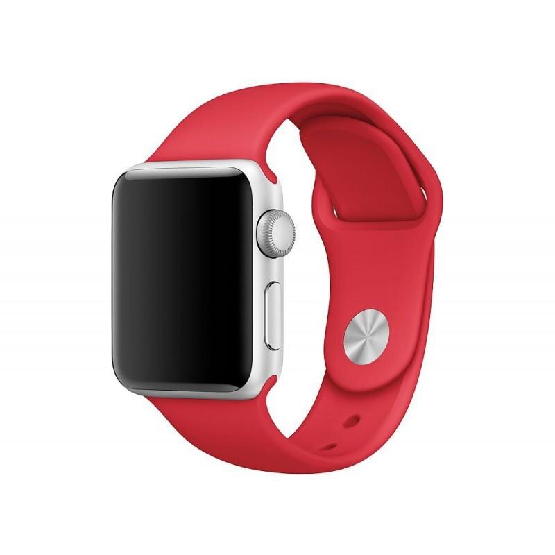 Curea silicon Tech-Protect Smoothband Apple Watch 1/2/3/4/5 (38/40mm) Red