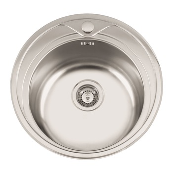 Chiuveta bucatarie inox CookingAid PIO REDONDO NP rotunda finisaj MAT, 510*510*175mm + accesorii montaj Chiuveta bucatarie inox CookingAid PIO REDONDO NP rotunda finisaj MAT, 510*510*175mm + accesorii montaj