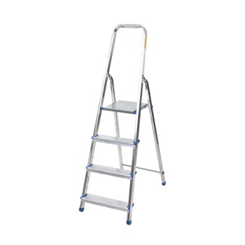 Scara pliabila ultra-usoara din aluminiu Drabest DR(150)ALD-4, 4 trepte, sarcina certificata 150 kg Scara pliabila ultra-usoara din aluminiu Drabest DR(150)ALD-4, 4 trepte, sarcina certificata 150 kg