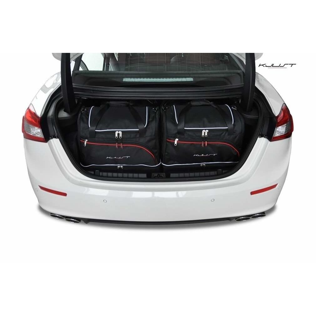 Set genti de lux, trolere premium, pentru orice model de Maserati, bagaje auto KJust dedicate portbagajului masinii dvs, impermeabile, asimetrice, 4 buc