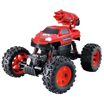 Masinuta radiocomandata 2 in 1 ROCK CRAWLER XTREME MAGNETIC QUICK TRANSFORM - o caroserie de schimb multicolora, 4x4 OFF ROAD, Functie de tragere cu arma, 2.4GHz, 1/12 Scara, Rosie si Multicolora Masinuta radiocomandata 2 in 1 ROCK CRAWLER XTREME MAGNETIC QUICK TRANSFORM - o caroserie de schimb multicolora, 4x4 OFF ROAD, Functie de tragere cu arma, 2.4GHz, 1/12 Scara, Rosie si Multicolora