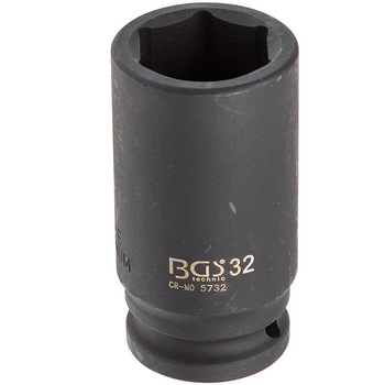 Cheie tubulara lunga de impact, 32mm, 3/4 Cheie tubulara lunga de impact, 32mm, 3/4