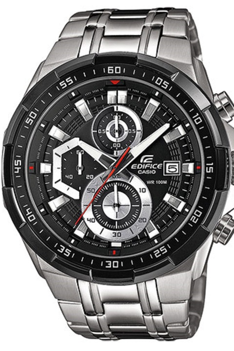 Casio, Часовник от инокс, Сребрист / Черен