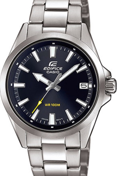 Casio, Аналогов часовник с верижка от инокс, Сребрист