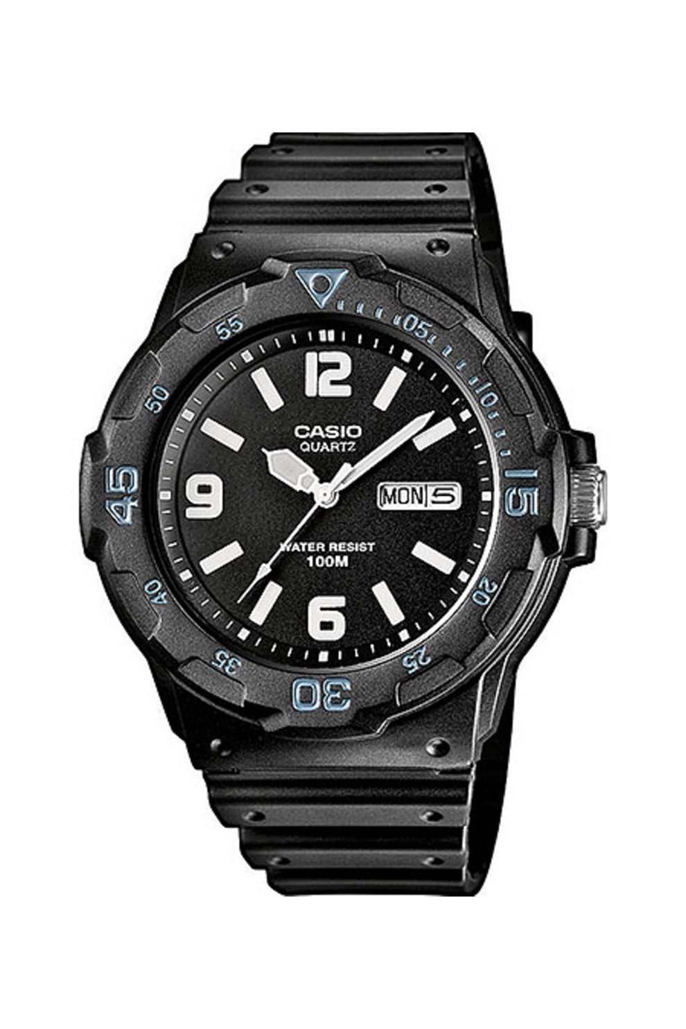 Casio, Ceas cu o curea din rasina, Negru