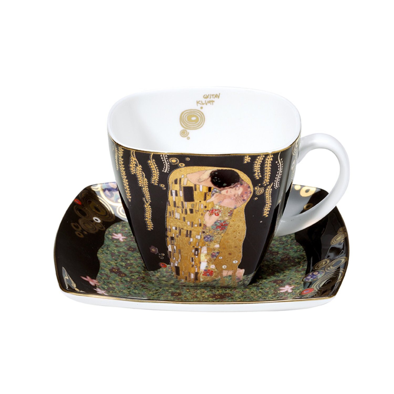 Ceasca cafea cu farfurie- Goebel The Kiss, Gustav Klimt-243851