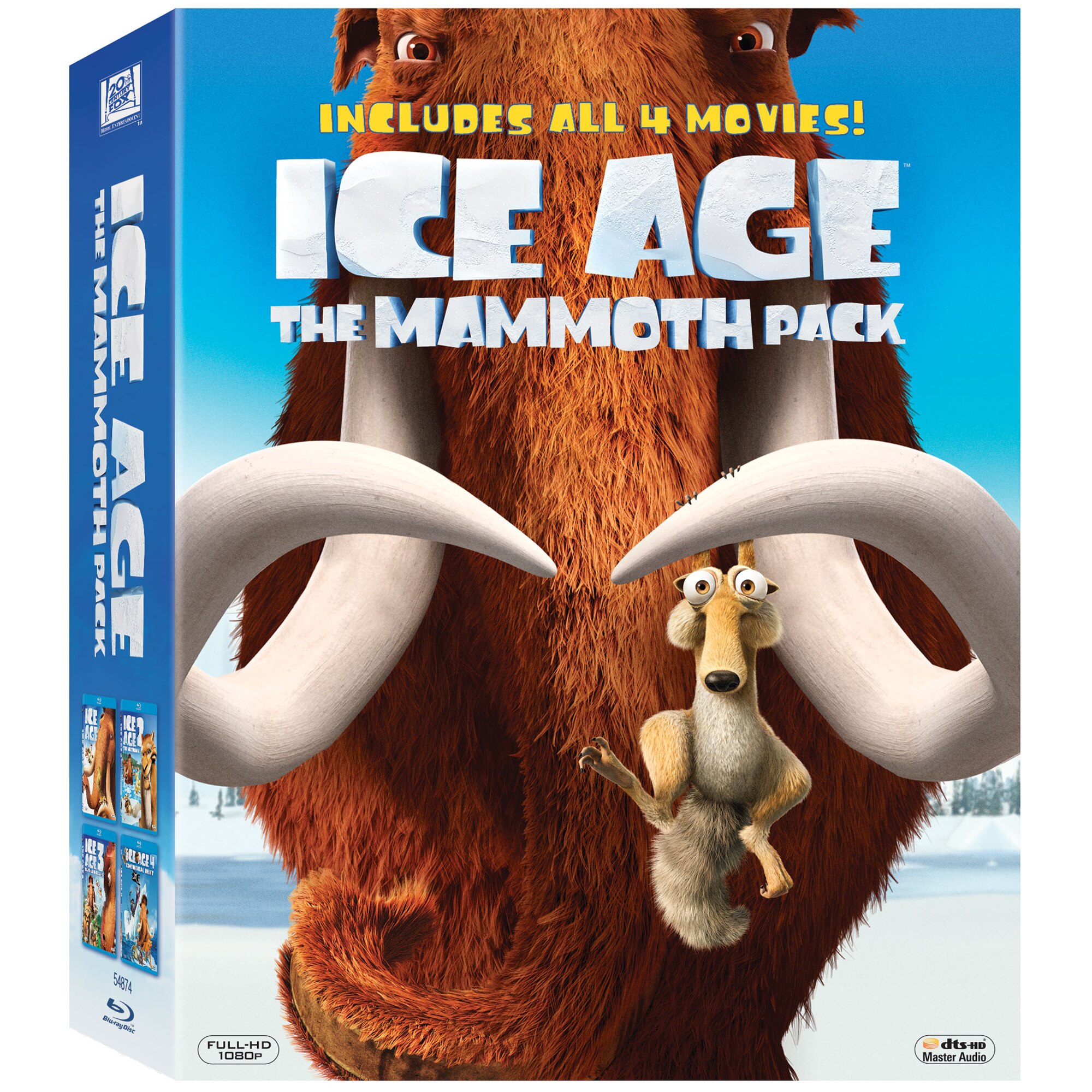 ICE AGE A MAMMOTH PACK (Box Set 4 Discs) [BD] - eMAG.ro