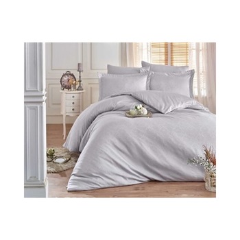 Lenjerie de pat bumbac DELUX DAMASK GRI Hobby Collection, lenjerie pat dublu, 6 piese, marime 200x220, 4 fete perna, 100% bumbac Lenjerie de pat bumbac DELUX DAMASK GRI Hobby Collection, lenjerie pat dublu, 6 piese, marime 200x220, 4 fete perna, 100% bumbac