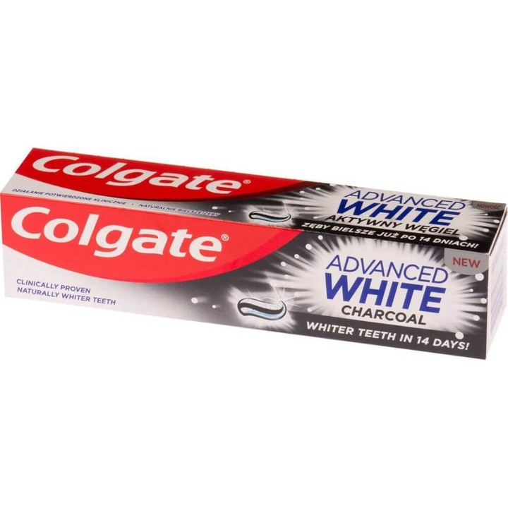 Pasta Dinti Colgate White Charcoal, 75 ml, Ingrijire Orala