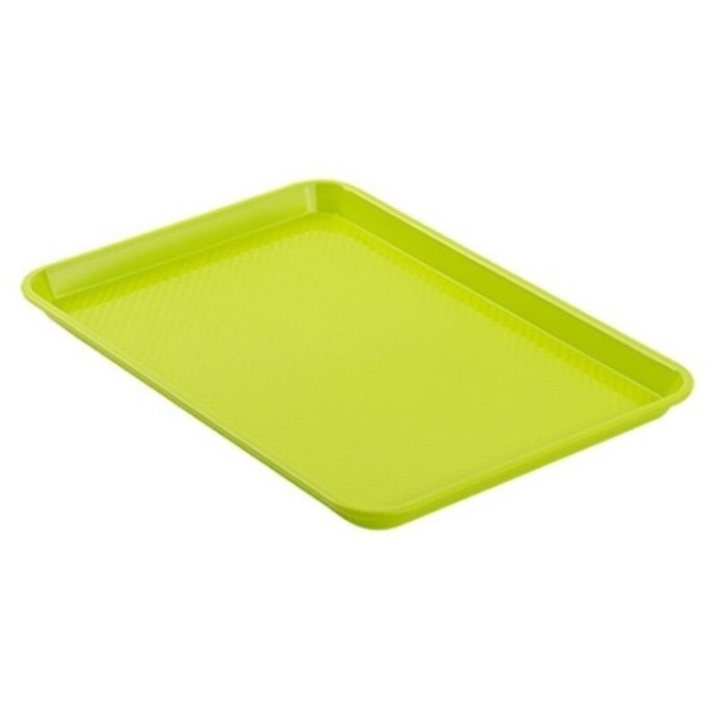 Tava servire fast food 34x24 cm, verde