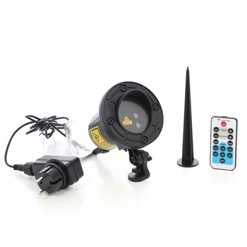 Proiector laser Craciun, exterior / interior, rosu + verde, aluminiu Proiector laser Craciun, exterior / interior, rosu + verde, aluminiu