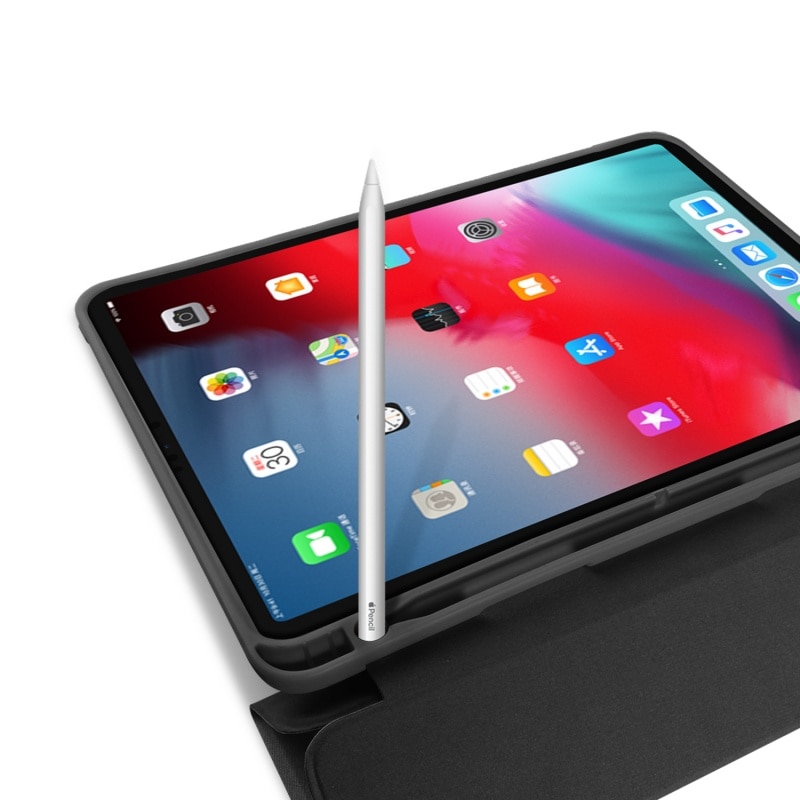 Husa book Nevox Vario pentru Apple iPad Pro 11, Basalt Grey
