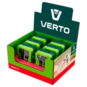 Set capete de biti si prize Verto 66H622, 6 cutii x 32 de piese Set capete de biti si prize Verto 66H622, 6 cutii x 32 de piese