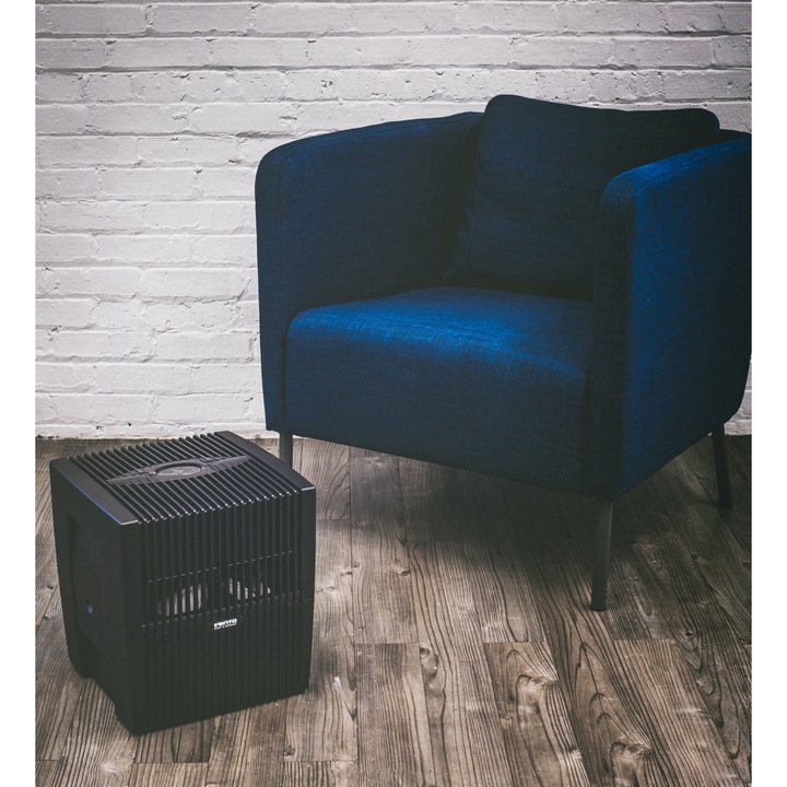 VENTA LW 25 Comfort Plus овлажнител Пречиствател на въздух, черен, 45 м², 3 скорости, 7 л, 8 W, 24/34/44 бр.