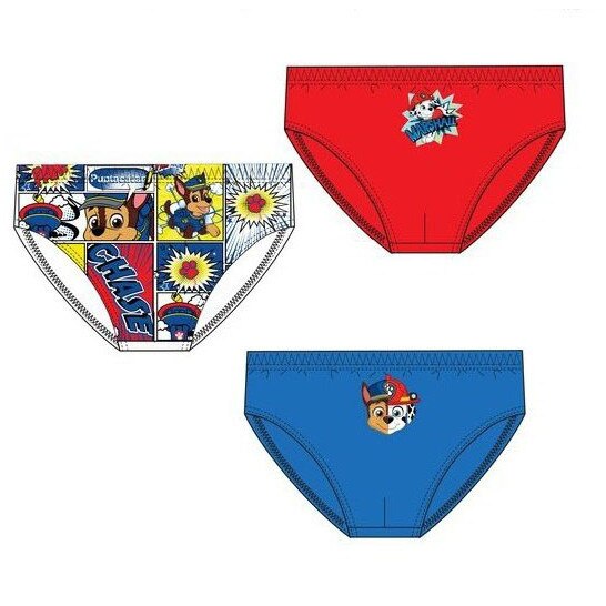 Set 3 perechi de chiloti, Chase 104 - 110 cm