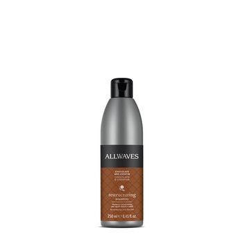 Sampon profesional Allwaves cu Ciocolata si Keratina pentru par subtire si fragil 250ml Sampon profesional Allwaves cu Ciocolata si Keratina pentru par subtire si fragil 250ml