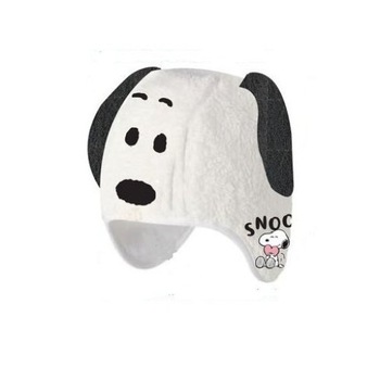 Caciulita blana, Snoopy, alba Caciulita blana, Snoopy, alba