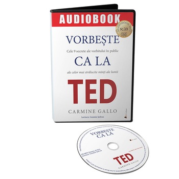 Vorbeste ca la TED- Cele 9 secrete ale vorbitului in public ale celor mai stralucite minti ale lumii - Audiobook Vorbeste ca la TED- Cele 9 secrete ale vorbitului in public ale celor mai stralucite minti ale lumii - Audiobook