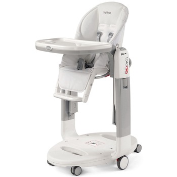 Scaun de masa 3 in 1 Peg Perego Tatamia Latte, cu balansoar, de la nastere, alb Scaun de masa 3 in 1 Peg Perego Tatamia Latte, cu balansoar, de la nastere, alb