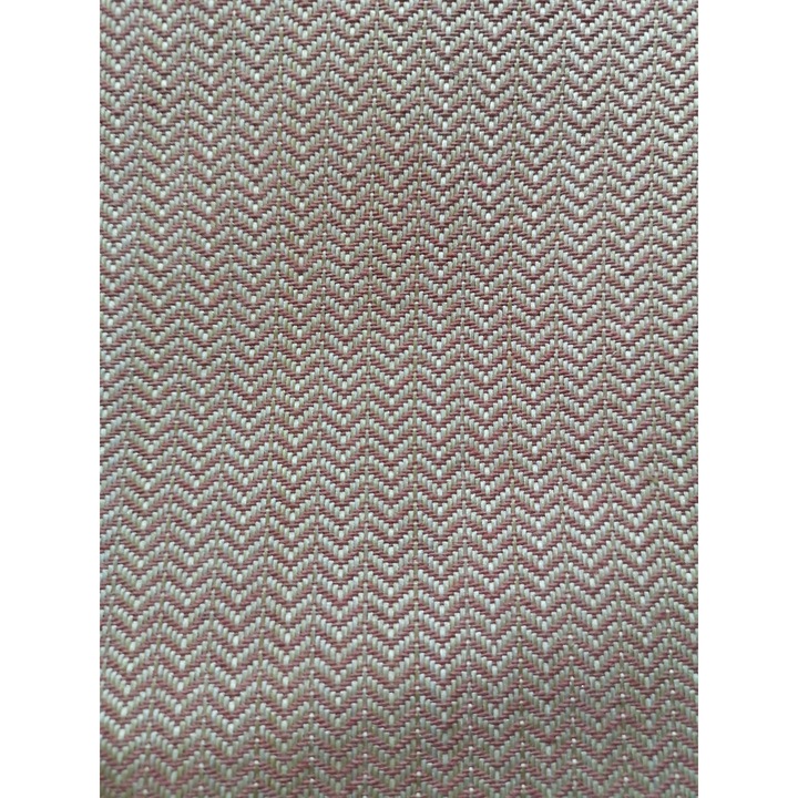 Material textil pentru draperie Gotha roz antic model chevron 280cm