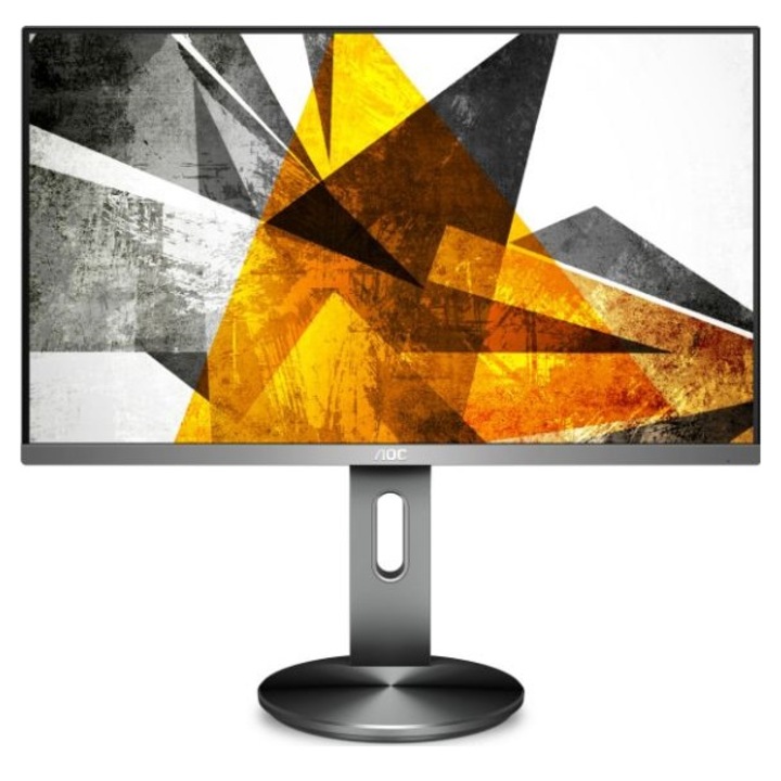 AOC U2790PQU LED IPS monitor, 27", 4k UHD, DisplayPort, Szürke