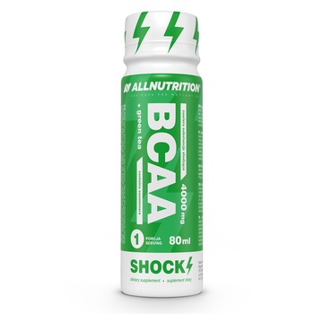 Bautura energizanta 4000mg aminoacizi BCAA si ceai verde, All Nutrition BCAA Shock Shot, 1 Fiola de 80ml Bautura energizanta 4000mg aminoacizi BCAA si ceai verde, All Nutrition BCAA Shock Shot, 1 Fiola de 80ml