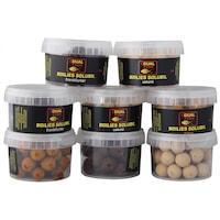 Set 5 cutii momeala Dual Fish 5 arome, boilies solubil, 150g