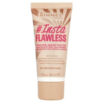 Fond de ten Rimmel London Insta Flawless, 007 Medium Dark, 30ml Fond de ten Rimmel London Insta Flawless, 007 Medium Dark, 30ml