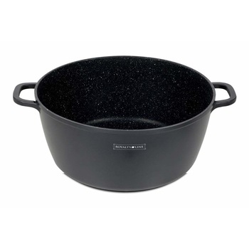 Oala mare cu capac sticla Royalty Line, 44 cm, 23.4 L, interior marmura Oala mare cu capac sticla Royalty Line, 44 cm, 23.4 L, interior marmura