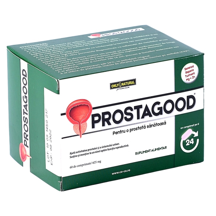 ProstaGood, 60 comprimate x 625mg, Only Natural