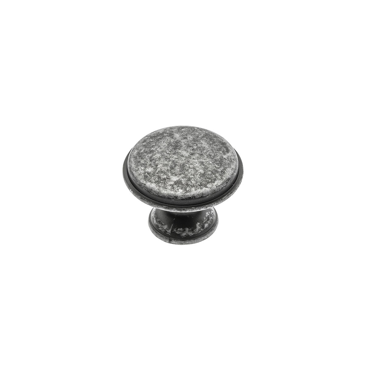 Buton retro argintiu antic Ø28 mm