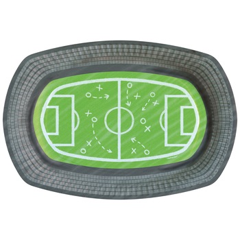 Set 6 Farfurii Stadion Fotbal, Multicolor, 24 cm Set 6 Farfurii Stadion Fotbal, Multicolor, 24 cm