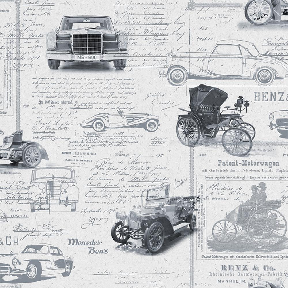 Tapet DEGRETS 576-01 Duplex Retro gri sizes 0.53m x 10.05m = 5.3 mp