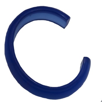 Bratara fixa, din plastic tip sticla, D&J Exclusive, albastru Bratara fixa, din plastic tip sticla, D&J Exclusive, albastru