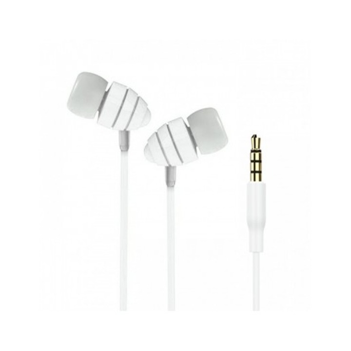 Casti cu fir Stereo InEar, sunet inalta definitie, Joyroom EL 112, albe