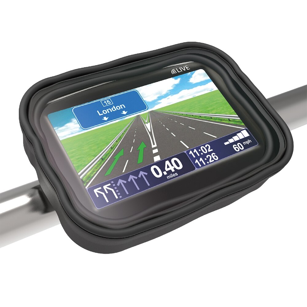 Suport GPS pentru ghidon moto OXFORD, negru