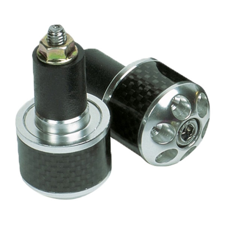 Contragreutati ghidon motociclete OXFORD - CARBENDS, argintiu