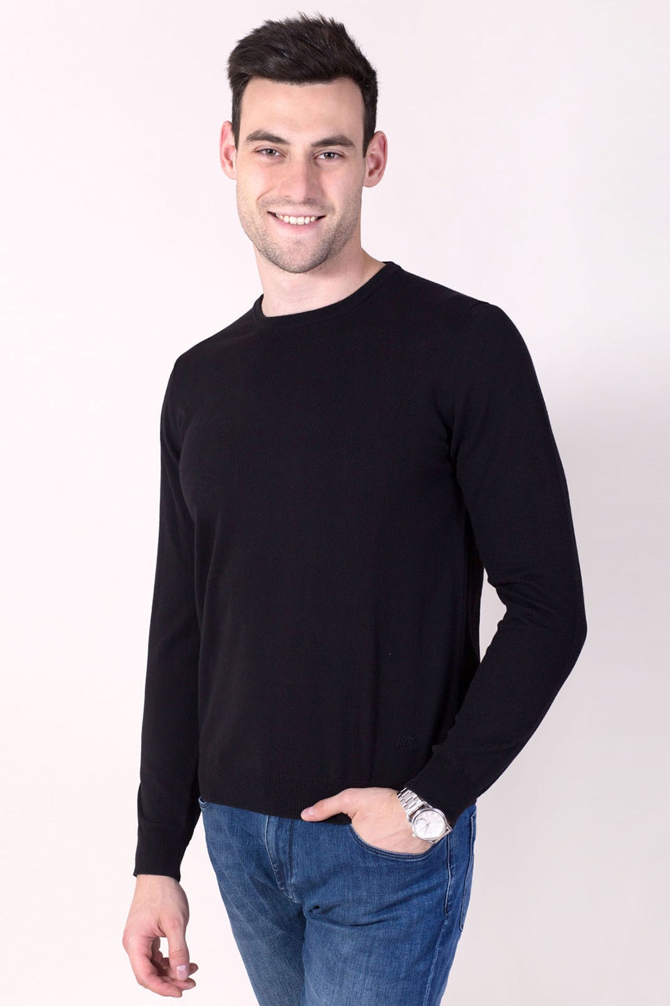 Pulover pentru barbati STYLER, model 35270, negru, Negru, L