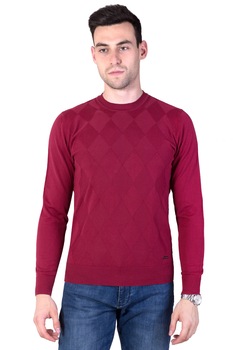 Pulover pentru barbati STYLER, model 35274, bordeaux Pulover pentru barbati STYLER, model 35274, bordeaux